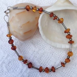 UNIQUE HANDCRAFTED AMBER BRACELET